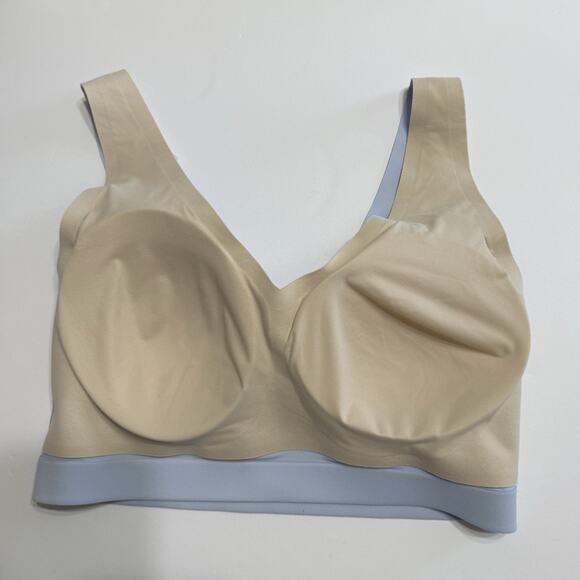 Soma ENBLISS Bralette L OCEAN AIR Soft Blue Seamless Removable Pads NEW With Tag - Picture 4 of 9